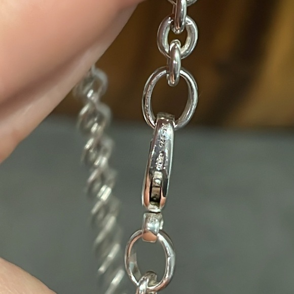 Gucci Interlocking GG Silver Necklace Stamped - Picture 7 of 9